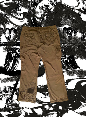 Luna green cargo pants